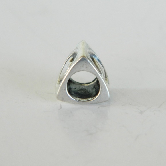 Solid 925 Sterling Silver Heart Spacer Charms - Picture 4 of 7